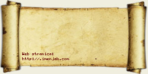 Jovana Bradić vizit kartica